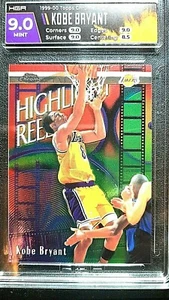 1999 Topps Chrome Kobe Bryant Highlight Reel Graded HGA 9.0 - Bild 1 von 3