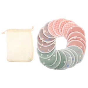 20 Pcs 1 Set Reusable Makeup Remover Pads Eye Makeup Remover Pad - Picture 1 of 12