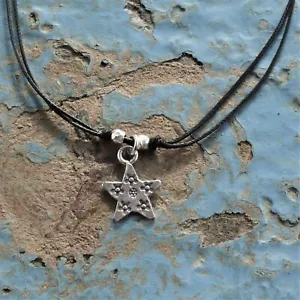 Star Charm Pendant Chain Cord Necklace Bracelet Handmade 999 Silver Fair Trade - Picture 1 of 7