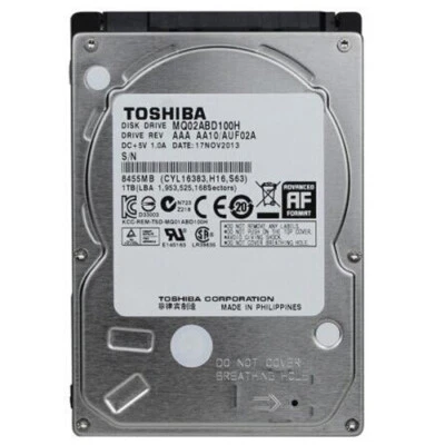 Toshiba MQ02ABD100H SATA 2.5in. 1TB 8GB Internal Hybrid Hard Drive for ps3 ps4 - Image 1 of 4