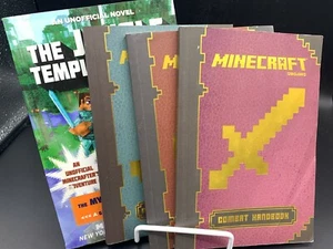 4 Minecraft Softcover books - 3 handbooks and 1 novel - Bild 1 von 6