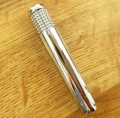 CADILLAC DOOR LOCK KNOB 2006-2011 DTS   OEM GM CHROME PLATED PLASTIC KNURLED TOP - Image 1 of 2