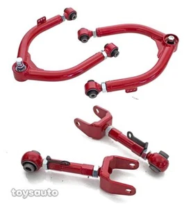 Godspeed 4pc Front + Rear-Rear Upper Camber Arm for Tesla Model 3 17-24, Y 20-24 - Picture 1 of 7