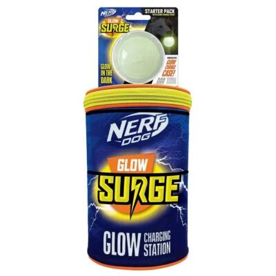 Nerf Dog Glow in the Dark Starter Pack Ball Toss Shake Dog Toy - Image 1 of 4