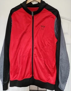 NBA Chicago Bulls Fanatics Men Full Zip 100% Polyester Warm up Jacket Size L - Picture 1 of 5