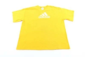 Vintage Adidas Logo Yellow T-Shirt - Picture 1 of 3
