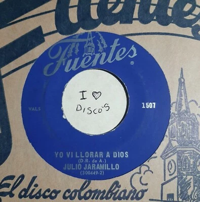 JULIO JARAMILLO - YO VI LLORAR A DIOS - DEJALA QUE SE VAYA - 45 NEW FUENTES 1507 Foto 1 de 3