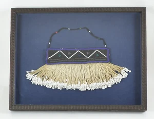 Delantal infantil ligero con cuentas Ndebele enmarcado AFRICAN BEADWORK - Imagen 1 de 10
