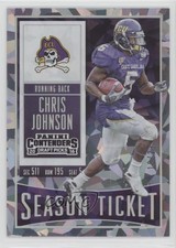 2016 Panini Contenders Draft Picks Season Ticket Cracked Ice /23 Chris Johnson