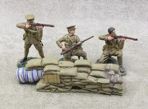 1/30 WW1 British 1st Royal Fusilier Firing Line + Barricade 17634 Britains 17134 - Picture 1 of 2