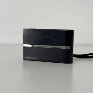 Sony Cyber-shot DSC-T9 6.0MP Digital Camera Black TESTED Working - Photo 1/8