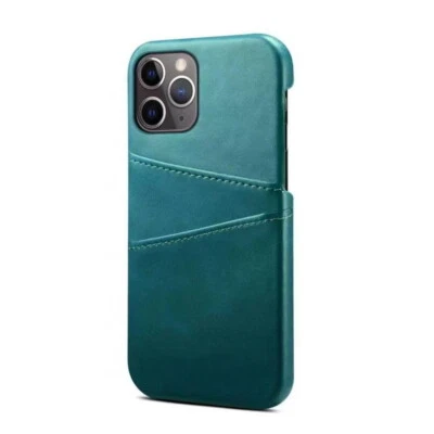 Leather Wallet Case Card Slot Holder Cover For iPhone 17 16 15 Pro 14 13 12 11 - Image 1 of 4