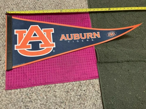 Auburn University Tigers Vintage Pennant BANNER 12” X 30” WinCraft -FAST SHIPPER Cover