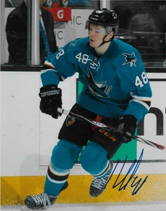 Autographed San Jose Sharks Tomas Hertl 8x10 Photo Original - Picture 1 of 2