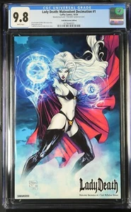 Lady Death Malevolent Decimation #1 CGC 9.8 Coffin Comics 2024 Todd McFarlane - Picture 1 of 2
