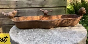 Small Cast Iron Trough Garden Planter approx length 35cm - Picture 1 of 4