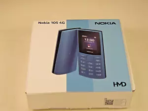 New NOKIA 105 4G Chargoal color, 1.8" IPS Display, Bluetooth 5.0 Micro USB - Picture 1 of 10