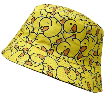 Unisex 100% Cotton Bucket Hat Boonie Hunting Fishing Outdoor Reversible Cap - Image 1 of 4