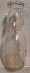Vintage Goshen Dairy Milk Bottle One Quart Cream Top Dover New Philadelphia Ohio - Picture 1 of 8