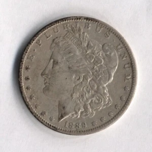 1889 O Morgan Dollar EF - Picture 1 of 2