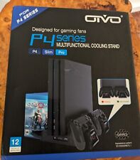 Oivo P4 Series Multifunctional Cooling Stand Charger For PS4 Slim, & PS4 Pro-New