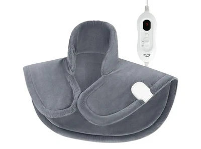 Termoforo Elettrico Termico Collo e Spalle con Controller 90 Minuti 4 Livelli - Immagine 1 di 4