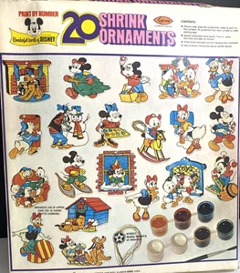  Adornos retráctiles Mickey Mouse flecha pintura por números World of Disney de colección 1976 - Imagen 1 de 8