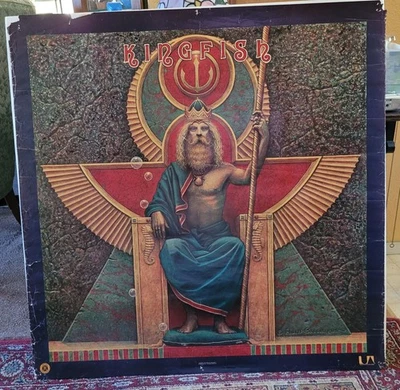 Enorme póster promocional de Kingfish 1976 raro en tienda Grateful Dead Bob Weir 30x30 difícil de encontrar Foto 1 de 4