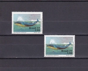 SA06 Brazil 1977 Fauna Preservation-Whale mint stamps - Picture 1 of 1