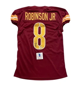 Brian Robinson Jr. Signed Jersey Washington Commanders Autographed Auto Beckett - Picture 1 of 2