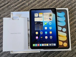 Apple iPad Mini 6th Generation 256GB, Wi-Fi, Starlight, battery life 91% - Picture 1 of 8