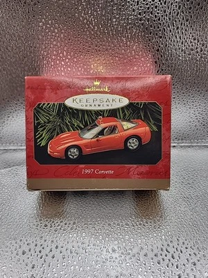 Hallmark Collector's Series Ornament 1997 Chevrolet C5 Corvette #6455 1:43 T-32 Foto 1 de 4