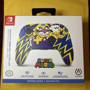 Genuine PowerA Enhanced Wireless Controller for Nintendo Switch -Wario - Picture 1 of 6