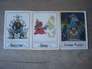 1986 Wonder Bread Masters of the Universe Trading Cards Lot of 3 Skeletor - Orko - Picture 1 of 2