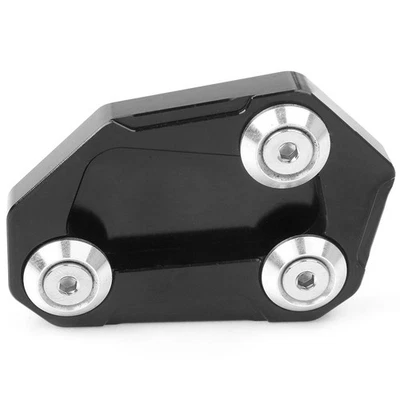 Almohadilla de extensión de soporte lateral placa de ampliación de soporte negro para BMW S1000R 2014-2016 Foto 1 de 4