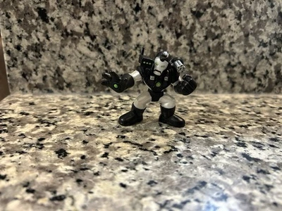 Marvel Super Hero Squad Máquina de Guerra Negra/Plateada de Iron Man Wave 1 Cara a Cara Foto 1 de 2