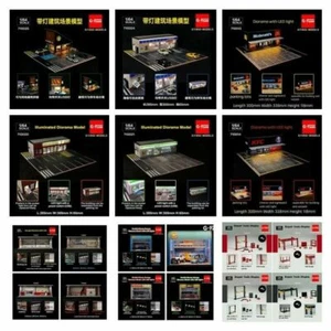G-FANS 1:64 Garage Diorama Model With LED lights /Garage tools ornament in box - Picture 1 of 21