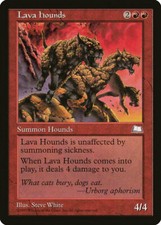 MTG Lava Hounds EXC-Hounds Lava-WL-Magic