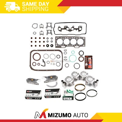 Juego completo de juntas cojinetes de pistones aptos para Toyota Tercel 87-94 1,5 L SOHC 3E 3EE Foto 1 de 4