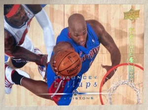CHAUNCEY BILLUPS - 2008-09 Upper Deck ELECTRIC COURT GOLD #48 - DETROIT PISTONS - Picture 1 of 2