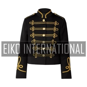 Damenjacke schwarz Military Style Damen Army Jacket Frauen Gothic Jacket - Bild 1 von 11