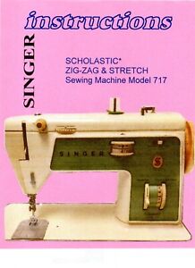 Large-Print Deluxe-Edition Instruction Manual, on CD, Singer Sewing Machine 717