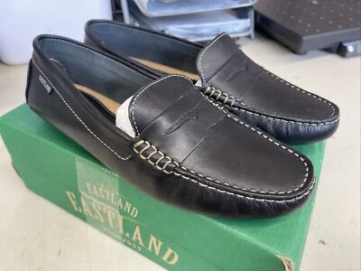 Mocasines Eastland Patricia para mujer sin cordones de cuero negro talla 11M Foto 1 de 4
