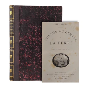 Journey to the Center of the Earth - 1st Illustrated Edition - 1867 Jules Verne - Picture 1 of 13