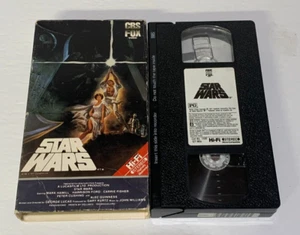 Star Wars A New Hope 1997 Original 1984 Release Hi-Fi CBS FOX Red Label VHS - Picture 1 of 2