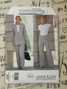Vogue 2389 Misses'/Miss Petite Jacket and Pants 12, 14, 16 Anne Klein UNCUT - Picture 1 of 8