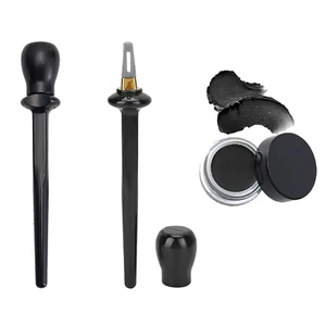 1 Set Silicone Eyeliner Brush Eyeliner Guide Tools Waterproof Eyeliner Kit Reusa - Picture 1 of 6