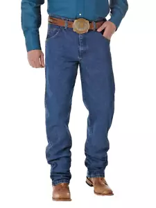 WranglerCowboyCut Relax Fit Jeans for Men - Dark Stonewash - 38x30 - Picture 1 of 5