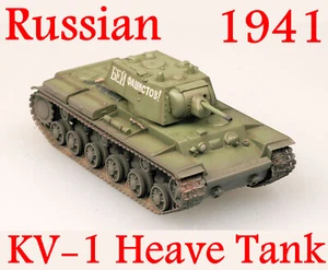 Easy Model 1/72 Russian Army KV-1 Heavy Tank 1941 Green color #36276 - Picture 1 of 6