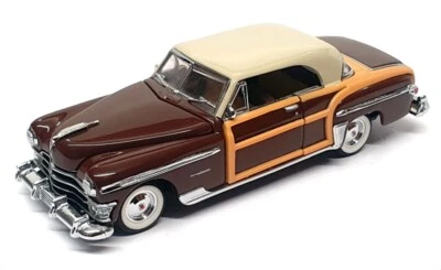 Franklin Mint 1/43 Scale B11KE20 - 1950 Chrysler Town Country - Brown - Image 1 of 4